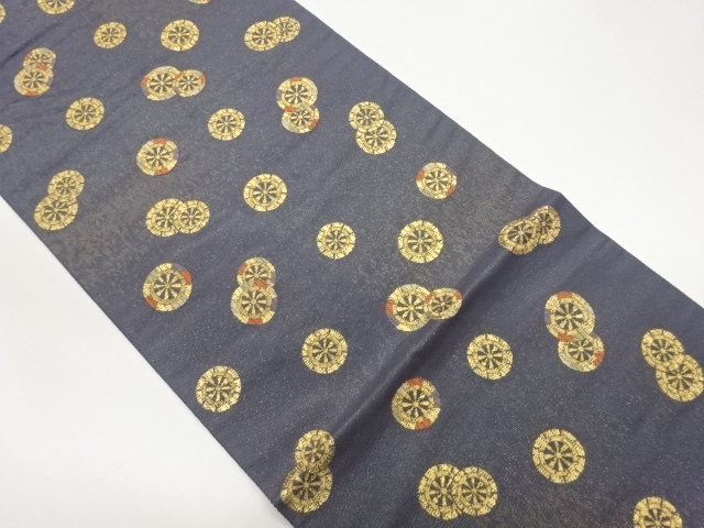 JAPANESE FUKURO OBI / PULP CLOTH / WOVEN GENJIGURUMA